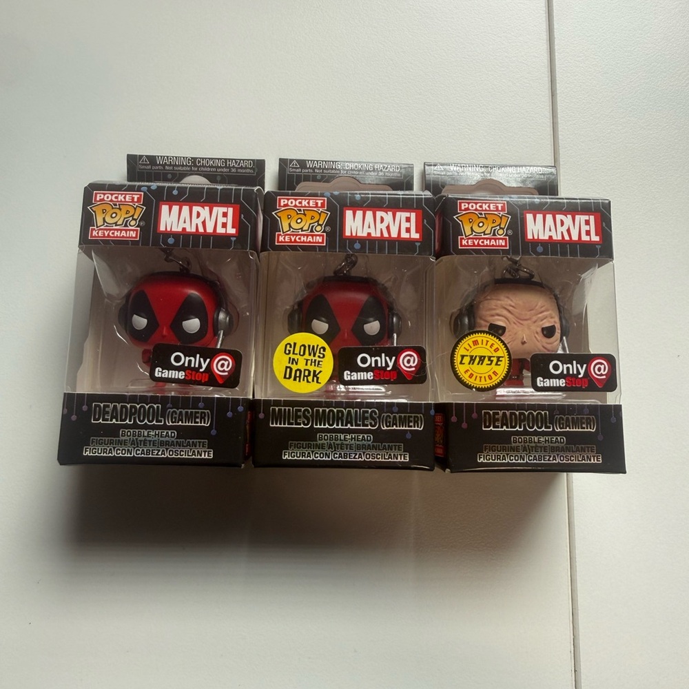 Marvel Pocket Pop! Keychain Trio - Deadpool